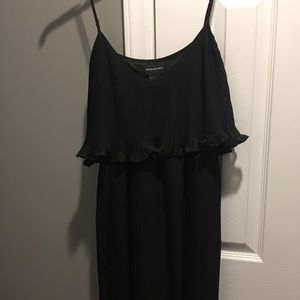 Central Park West, Small, Pleated Black Dress